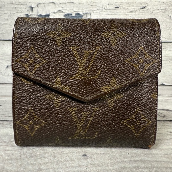 Louis Vuitton Portefeiulle Elise Trifold Wallet Monogram Canvas Leather - Picture 2 of 14